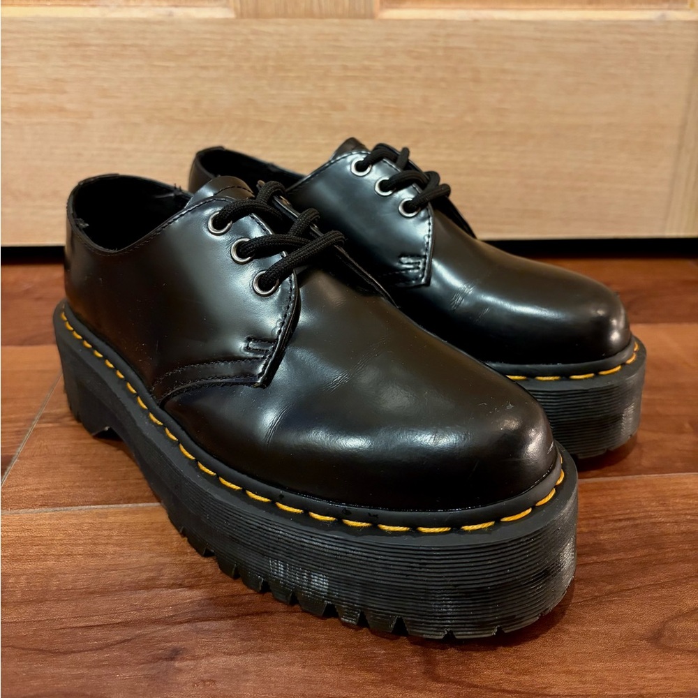Dr Marten 1461 Smooth Leather Platforms